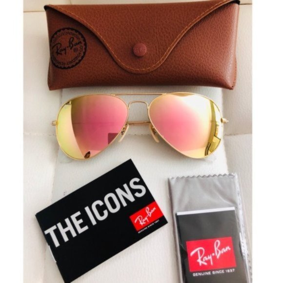 RayBan Aviator Polarized RB3025 Flash Lenses main image 11